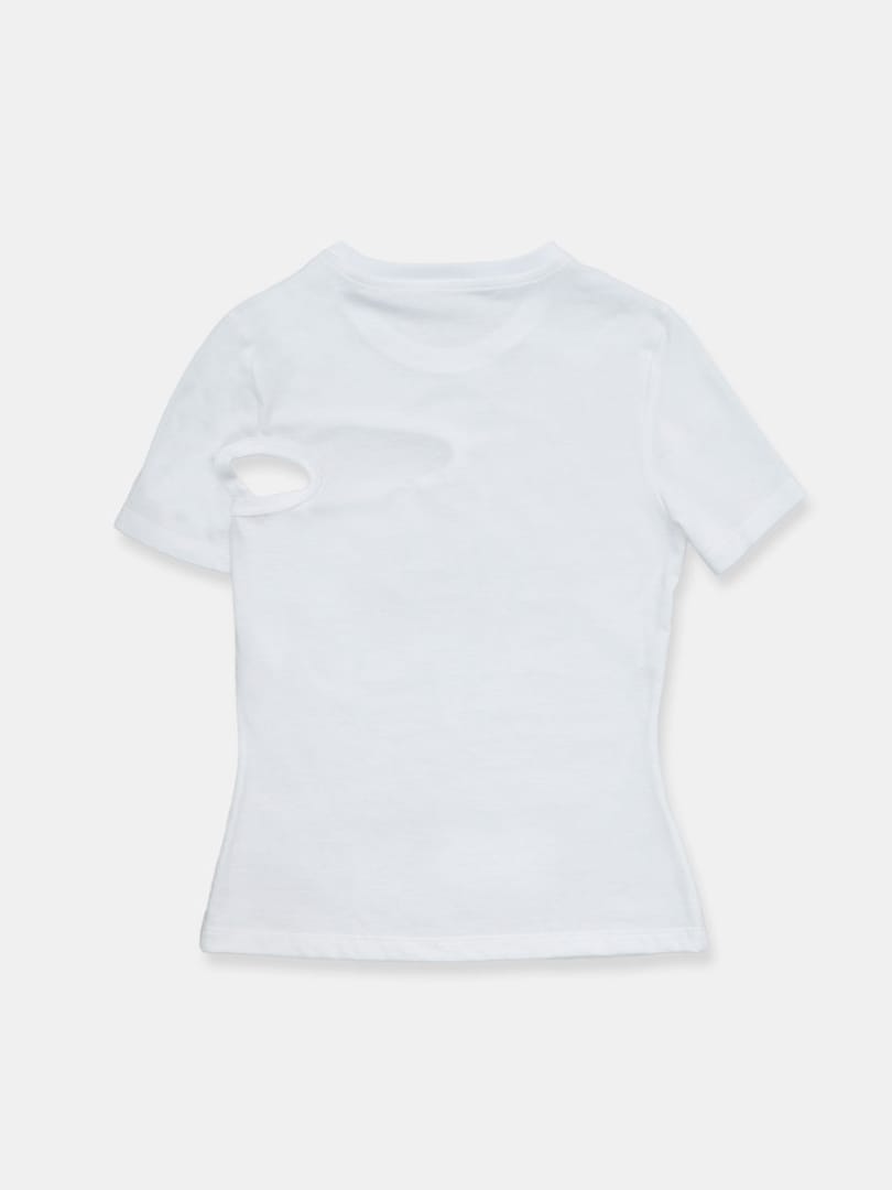 Asymmetric Cut Out T-shirt Shortsleeve-René Scheibenbauer-APOC STORE