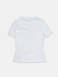 Asymmetric Cut Out T-shirt Shortsleeve-René Scheibenbauer-APOC STORE