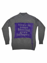 Boring grey jumper-TATi-APOC STORE