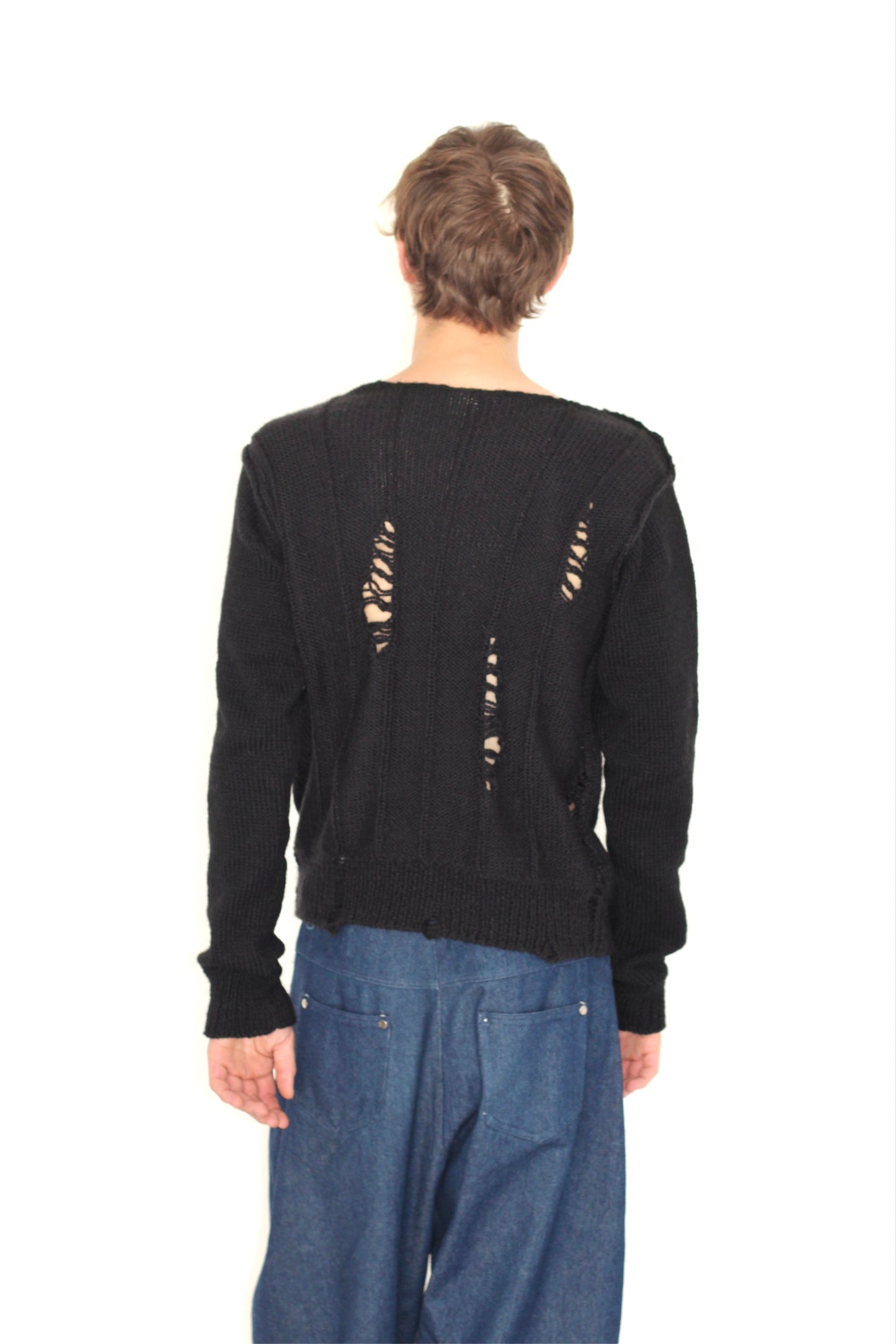 "Raw Elegance" Men's sweater-V4K-APOC STORE