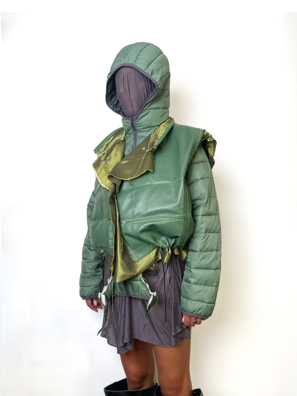 DISTRESSED GREEN JACKET – APOC STORE