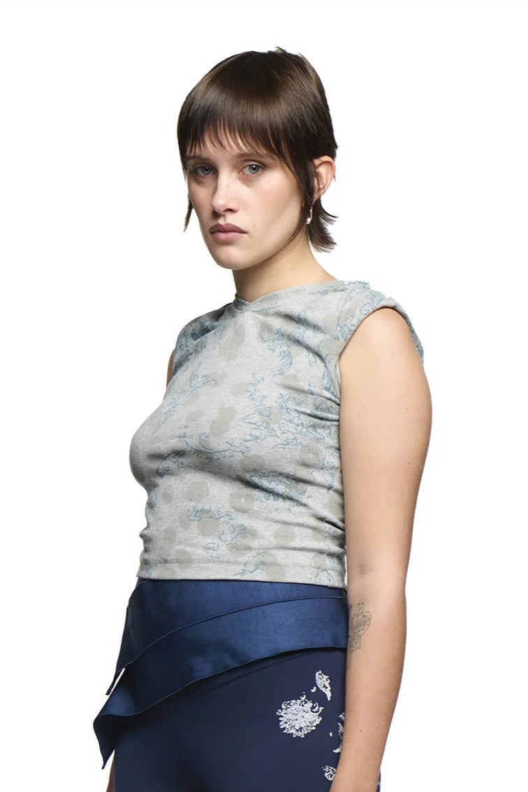 Polka-Dot Twisted Baby T-Shirt-Karlaidlaw-APOC STORE