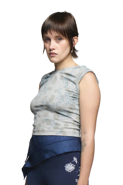 Polka-Dot Twisted Baby T-Shirt-Karlaidlaw-APOC STORE