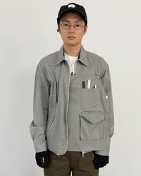 HIDDEN UTILITY PANEL JACKET GRAY-EGNARTS-APOC STORE
