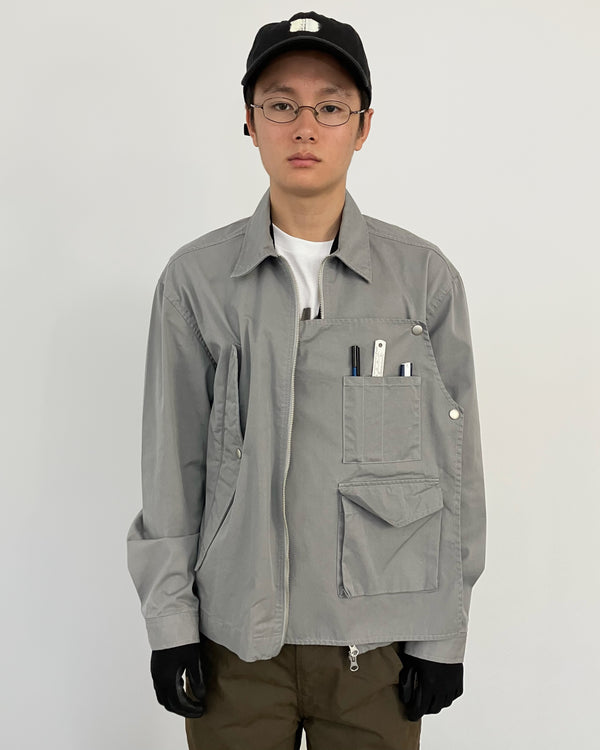 HIDDEN UTILITY PANEL JACKET GRAY-EGNARTS-APOC STORE