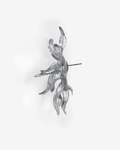 Shiny Coral Earrings-WHYNOEN-APOC STORE