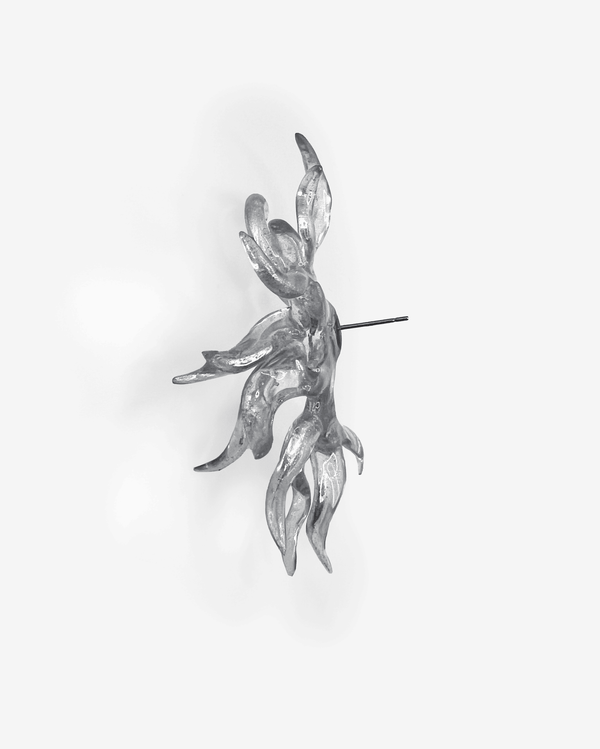 Shiny Coral Earrings-WHYNOEN-APOC STORE