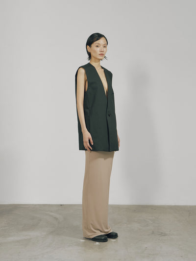 Nude Skinny Maxi Skirt-arc us arkus-APOC STORE