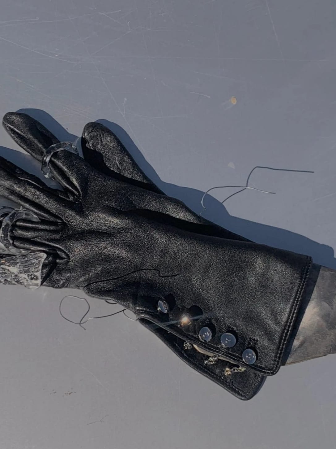 Claw Glass Ring 0139-Rain and Rivers-APOC STORE