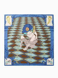 chöke.hq “Spa” Silk Scarf – Hungary Travel Theme-Chöke-APOC STORE