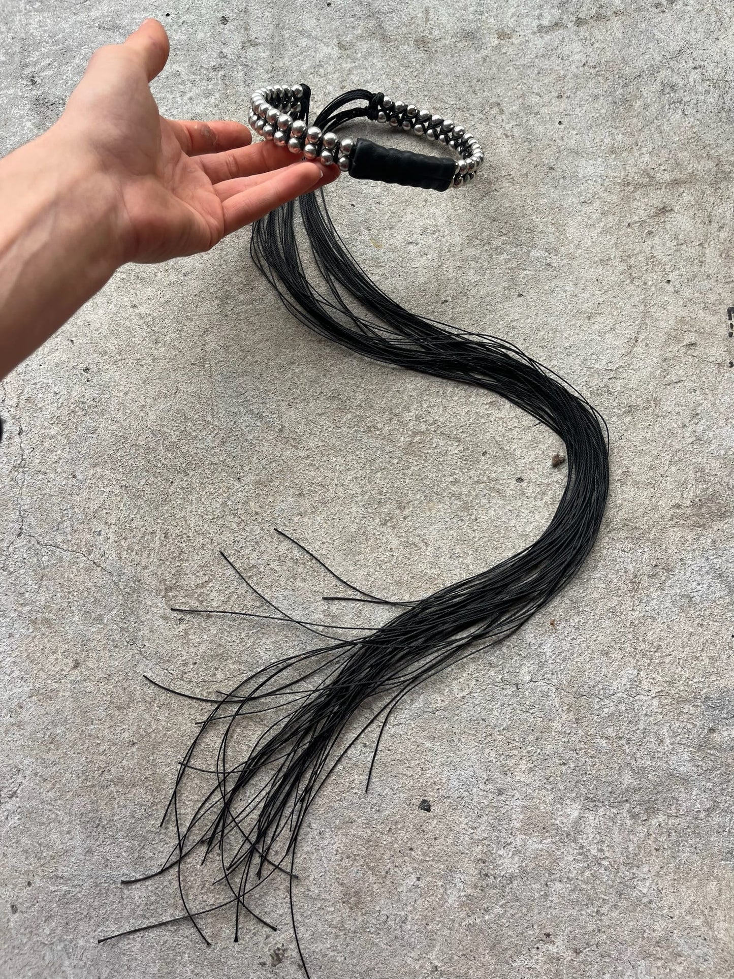 Woven brail cuff-TÔGENESIS-APOC STORE