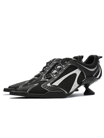 Interstellar high heel sneaker black-EMPTY BEHAVIOR-APOC STORE
