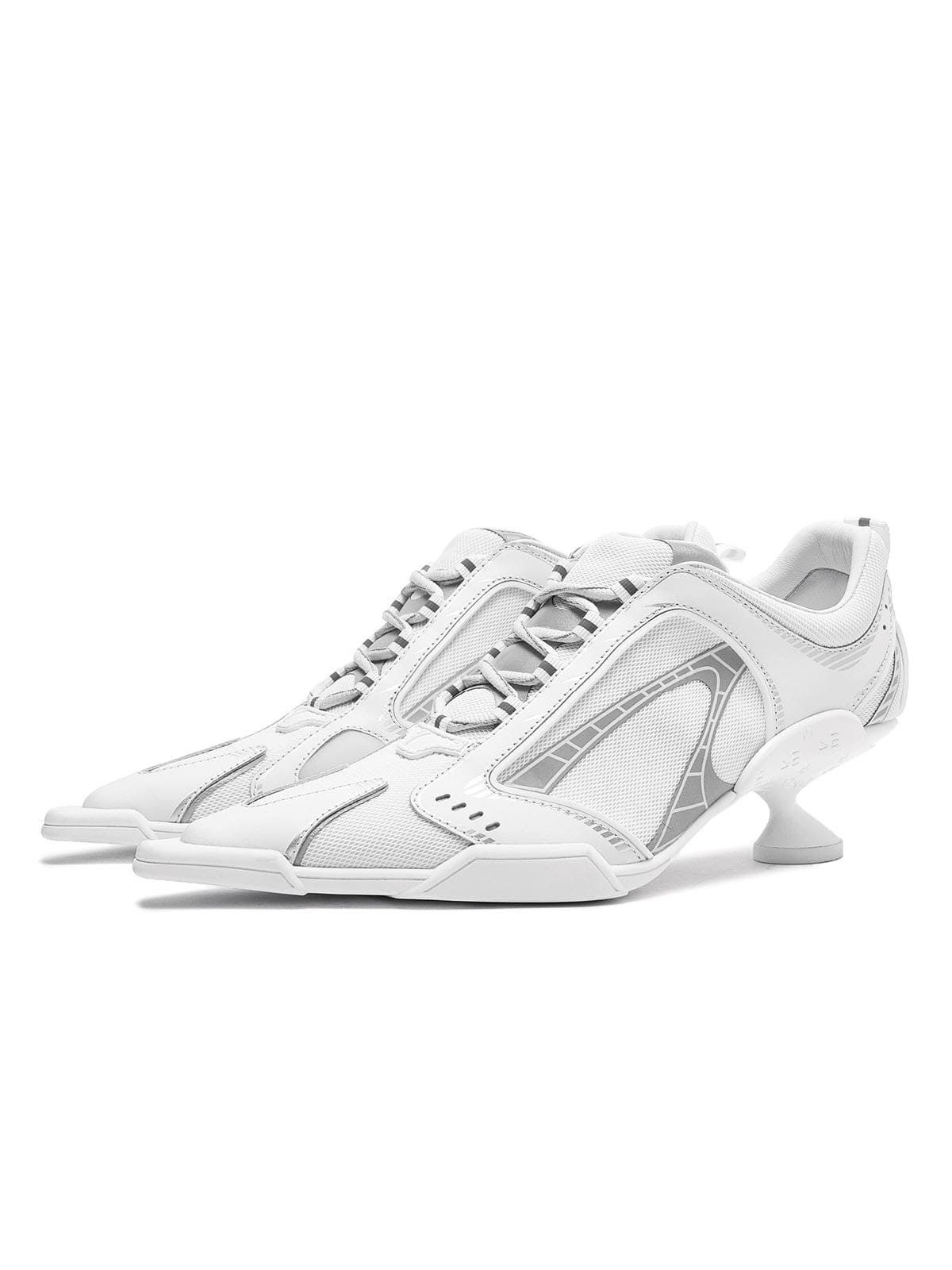 Interstellar high heel sneaker white-EMPTY BEHAVIOR-APOC STORE