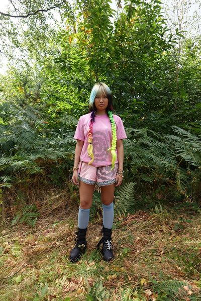 ENDLESS SPIRAL TSHIRT SUNSET ORANGE-EIRINN HAYHOW-APOC STORE
