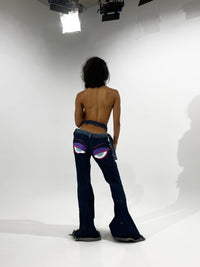 Eyes Denim pants-Alectra Rothschild / Masculina-APOC STORE