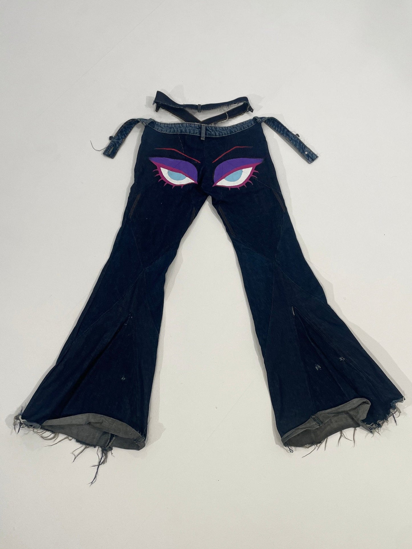 Eyes Denim pants-Alectra Rothschild / Masculina-APOC STORE