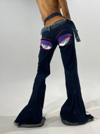 Eyes Denim pants-Alectra Rothschild / Masculina-APOC STORE