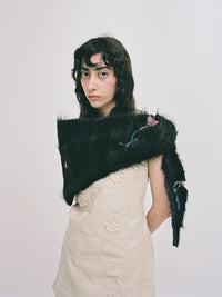 Mini Dress with Squares-Nensi Avetisian-APOC STORE