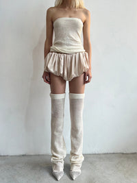 Crochet Stockings with relief lines-Nastyamasha-APOC STORE