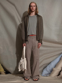 BB Bag in Grey Cotton Jersey-Pedro Trindade-APOC STORE