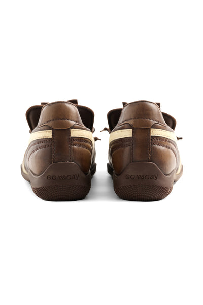 GO VACAY Tennis Ballerina Flats Brown-EMPTY BEHAVIOR-APOC STORE