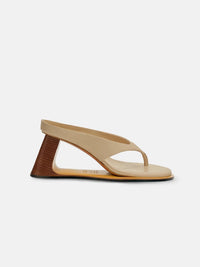 L’ABSURDE SANDAL- BEIGE-MOTIRA-APOC STORE