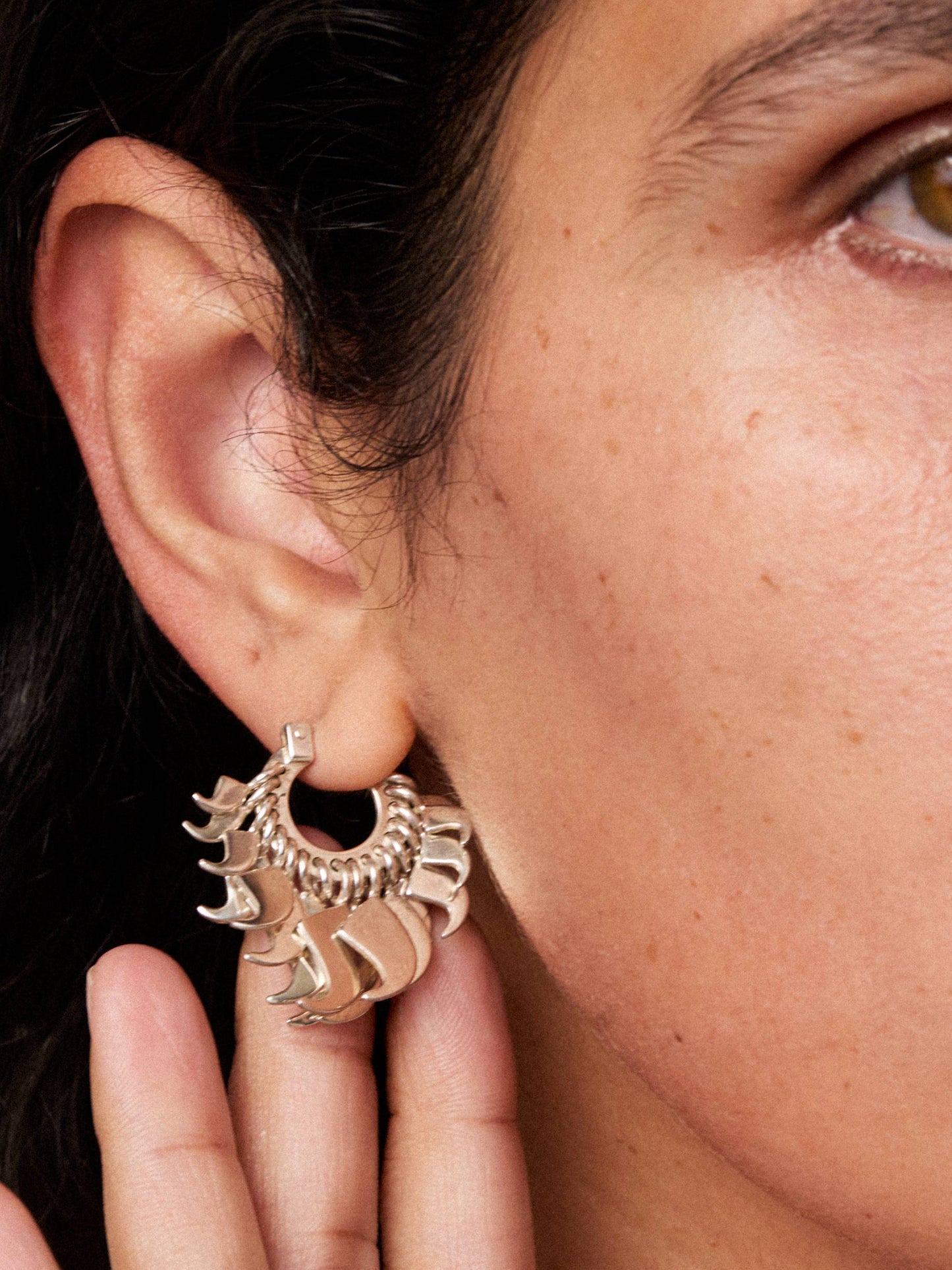 Scratches Hoops-Zohra Rahman-APOC STORE