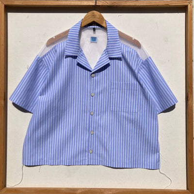 Blue/White transparent Back Shirt-Jetpack Hom(m)e-APOC STORE
