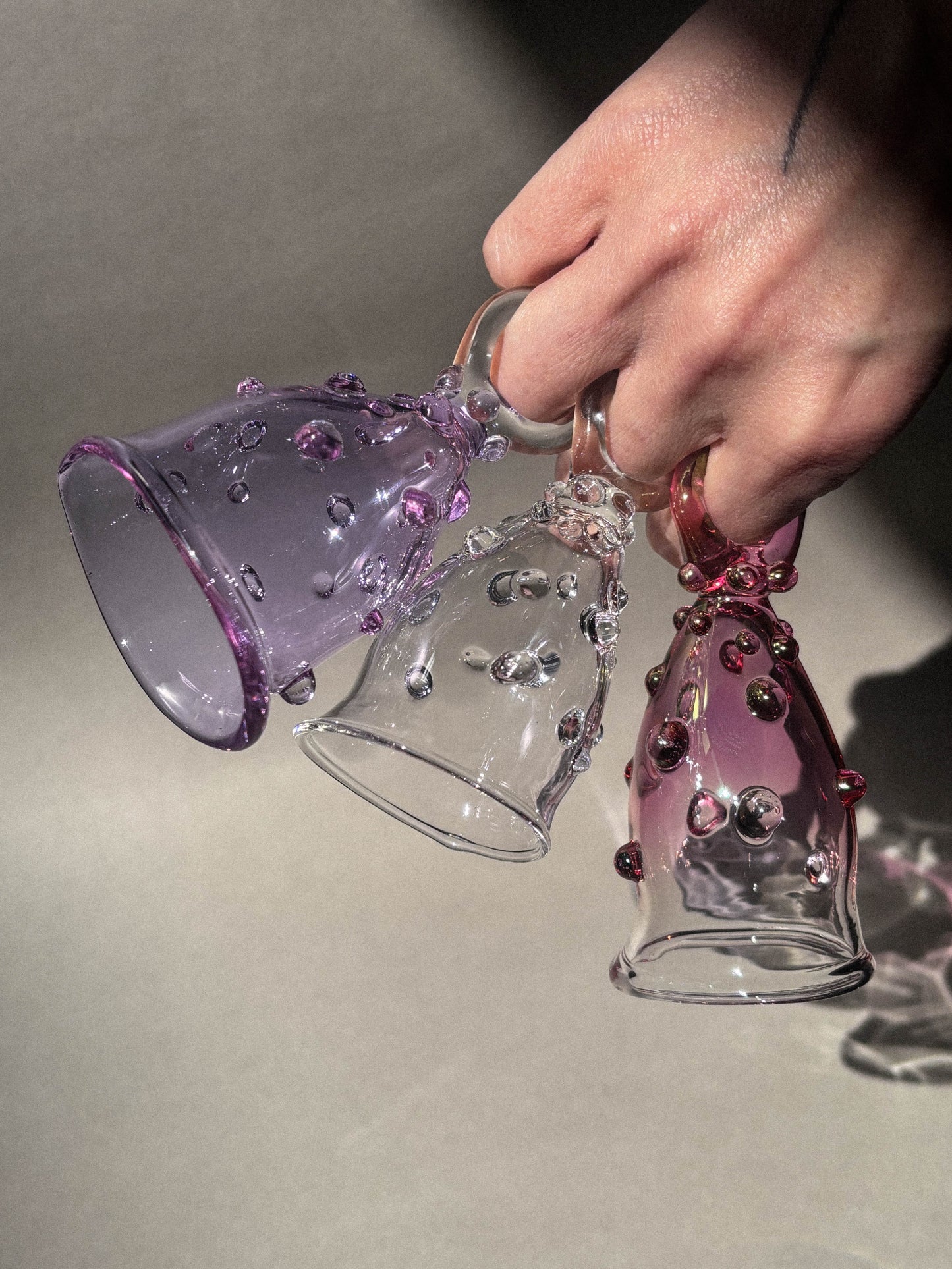Cup of Love Glass Ring - Clear-Pia Glassworks-APOC STORE