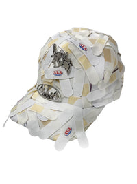 WOVEN BAND-AIDS CAP WHITE-ALA TIANAN-APOC STORE