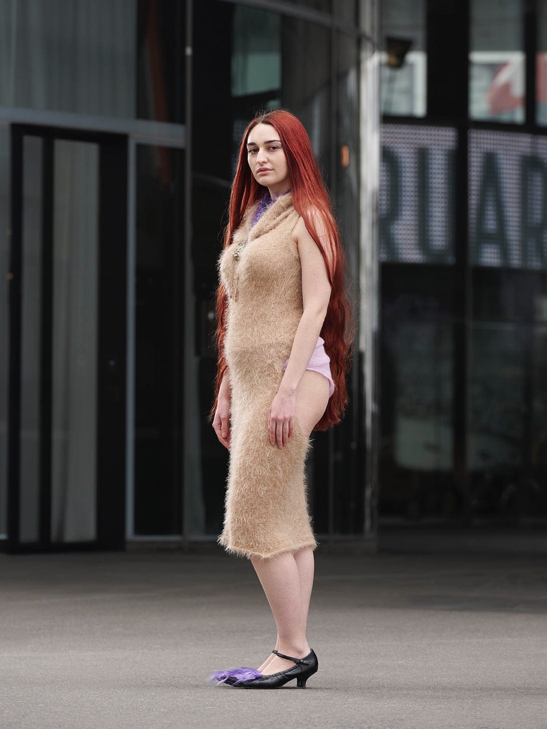 Hairy sexy dress-TATi-APOC STORE