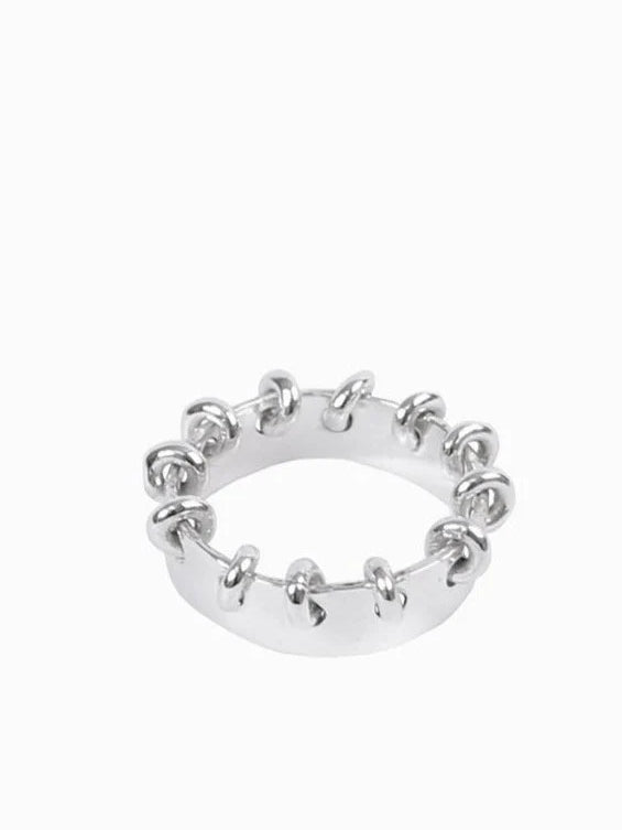 Pierced Narrow Ring-Zohra Rahman-APOC STORE