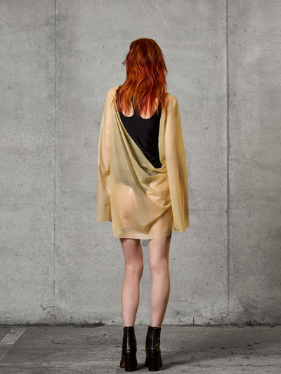 Open Back Mini Dress-Shers Studios-APOC STORE