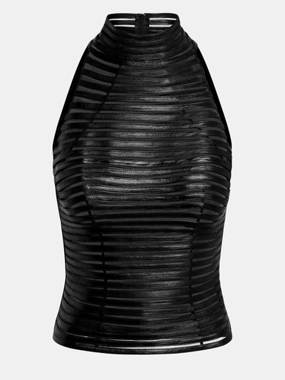 SCULPTURE TOP - BLACK-MOTIRA-APOC STORE
