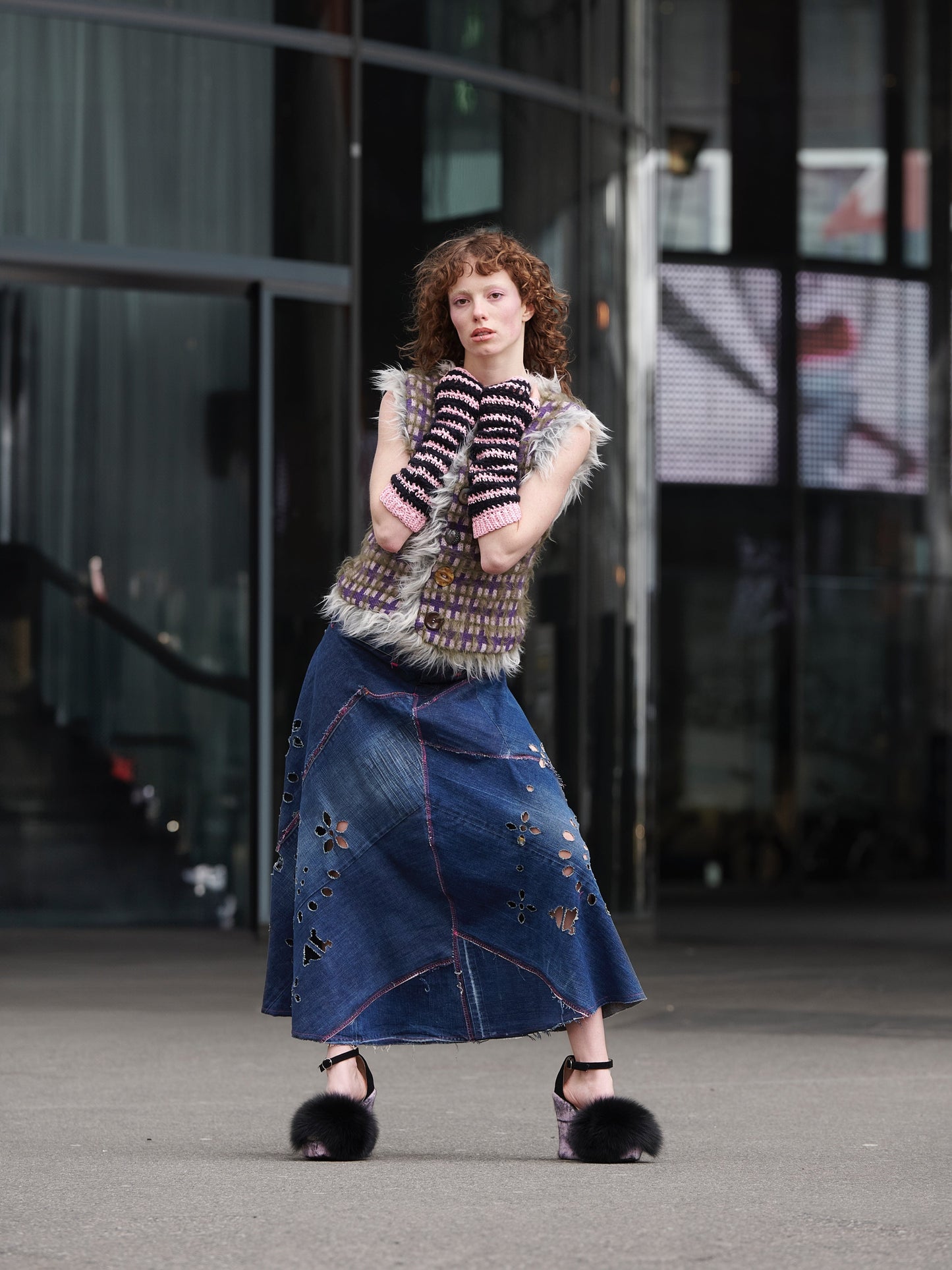 Ginham purple/green-TATi-APOC STORE