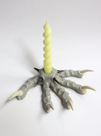 Grey Paw Candlestick with Spikes-Naomi Gilon-APOC STORE