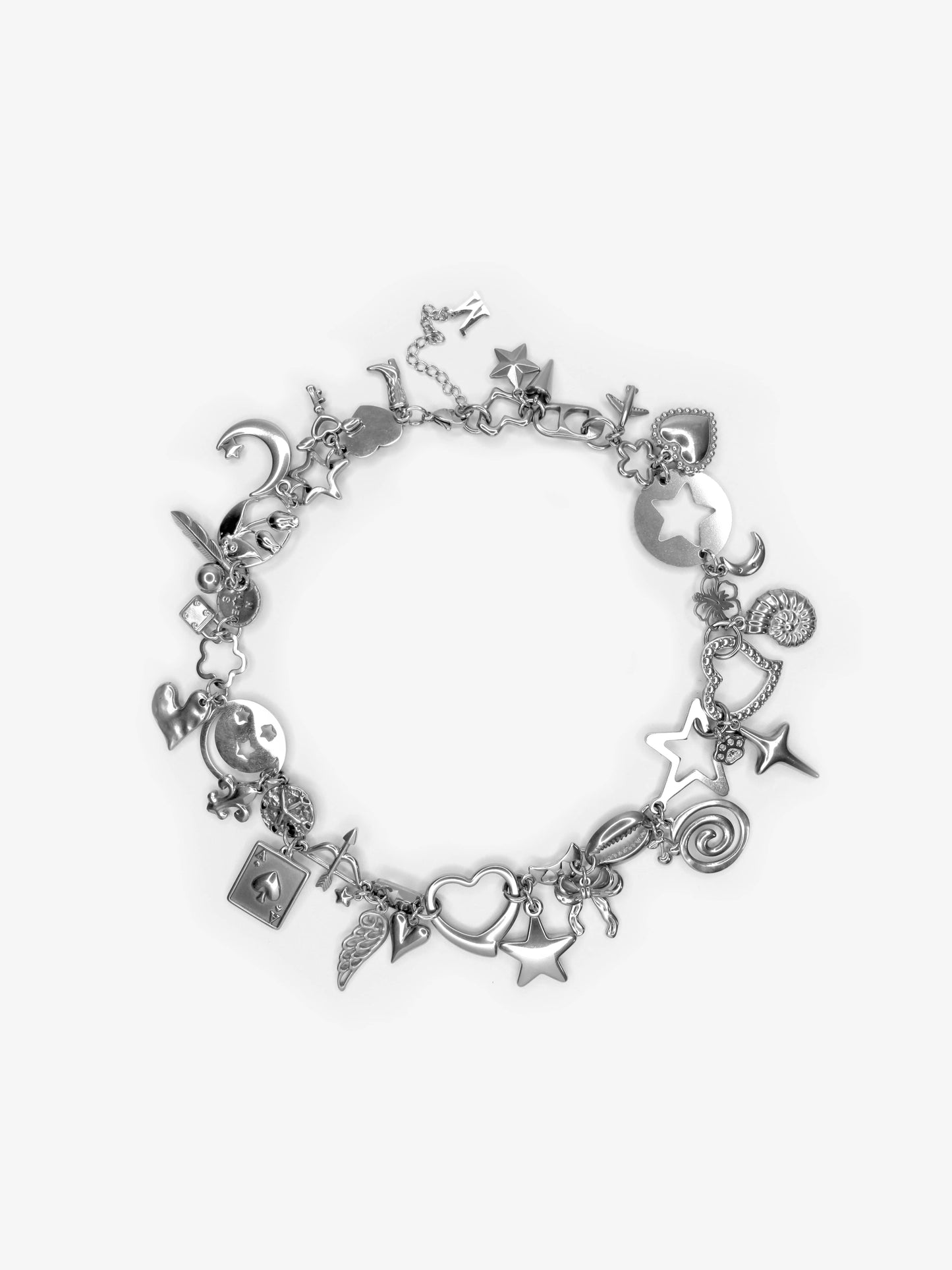 Chrome Charm Necklace-Marland Backus-APOC STORE