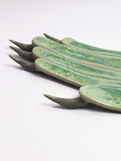 Incense Holder Crystal Green Paw-Naomi Gilon-APOC STORE