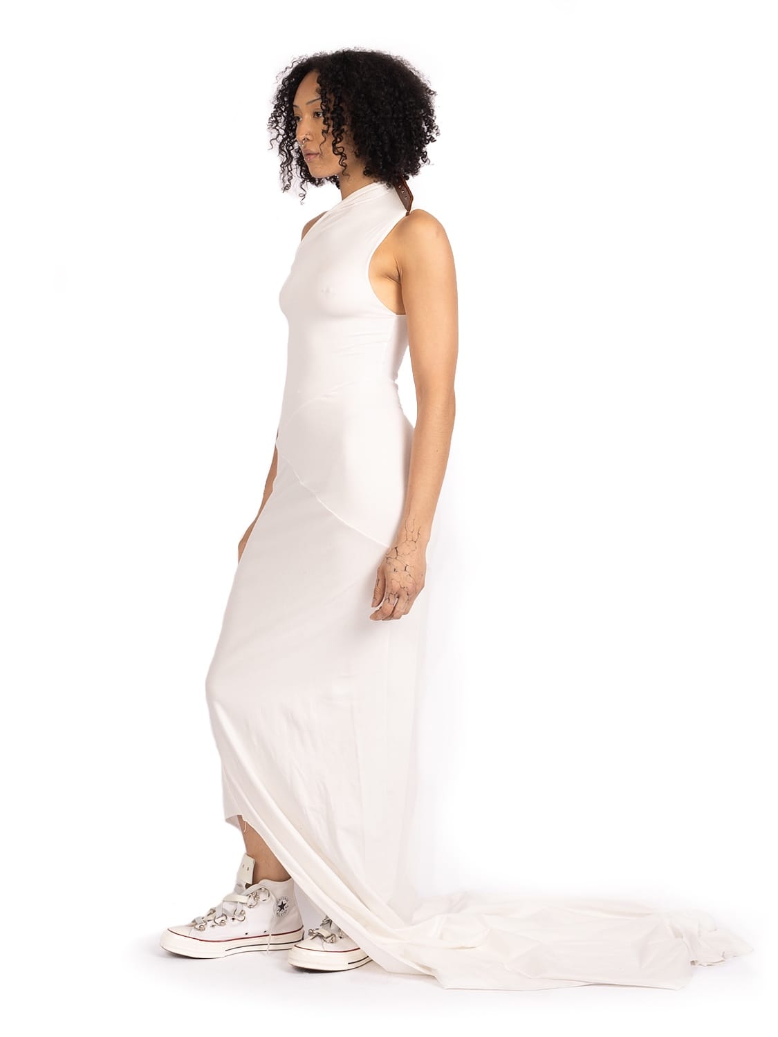 LP SS26 TAB GOWN-LEO PROTHMANN-APOC STORE