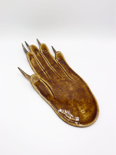 Camel Brown Paw Incense Holder-Naomi Gilon-APOC STORE