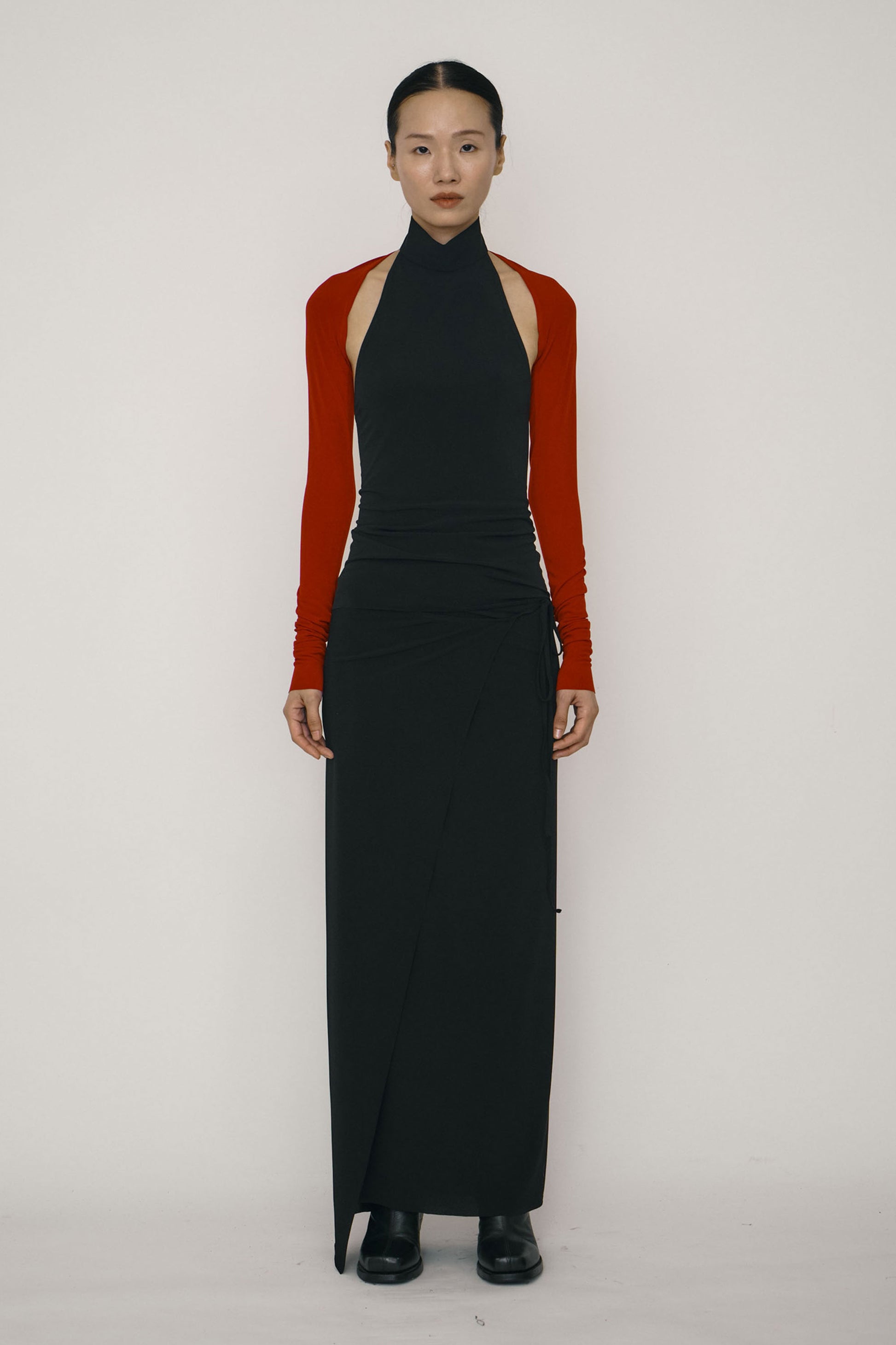 Red Skinny Arm Cover-arc us arkus-APOC STORE