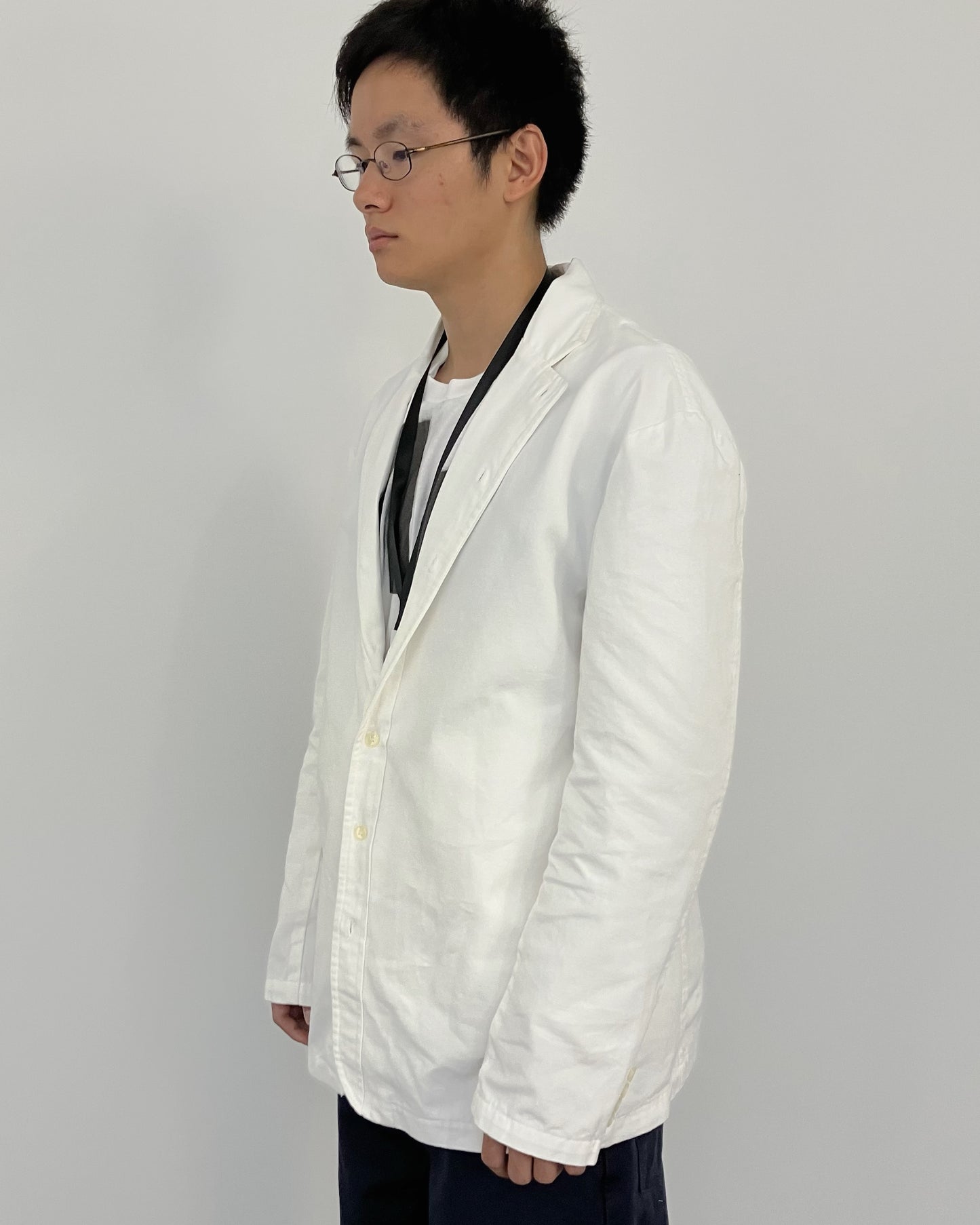 SHIRTS BLAZER WHITE-EGNARTS-APOC STORE