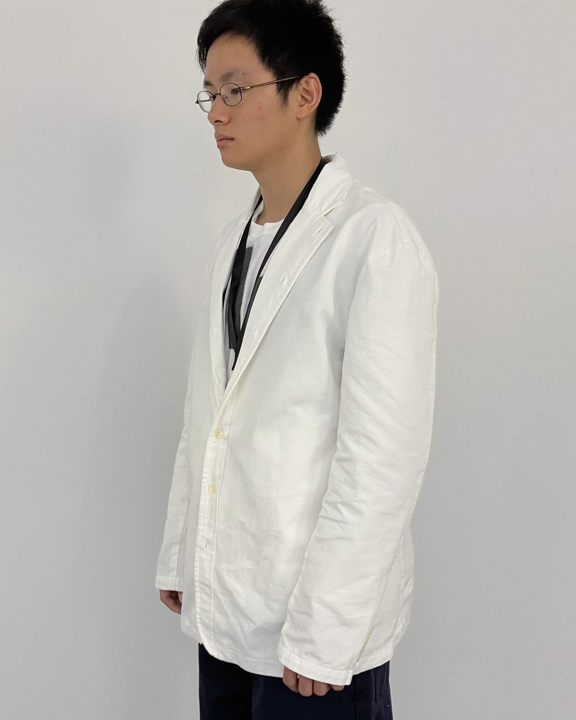 SHIRTS BLAZER WHITE-EGNARTS-APOC STORE