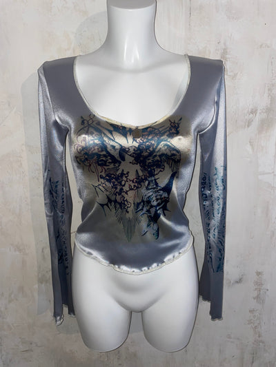 angel silver top-Snake Divine-APOC STORE