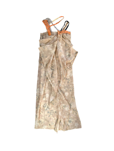 Bra-Straps Floral Sheer Dress-Polyhedron-APOC STORE