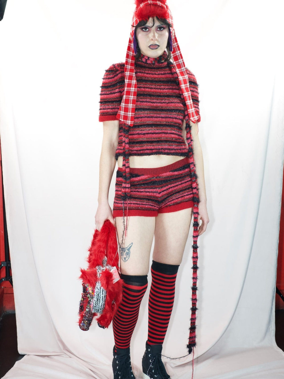 Red/pink deux-piece jumper-TATi-APOC STORE