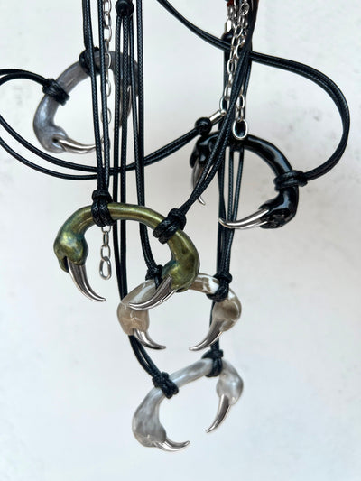 Pendant "Dark white X"-CASPER DIY-APOC STORE
