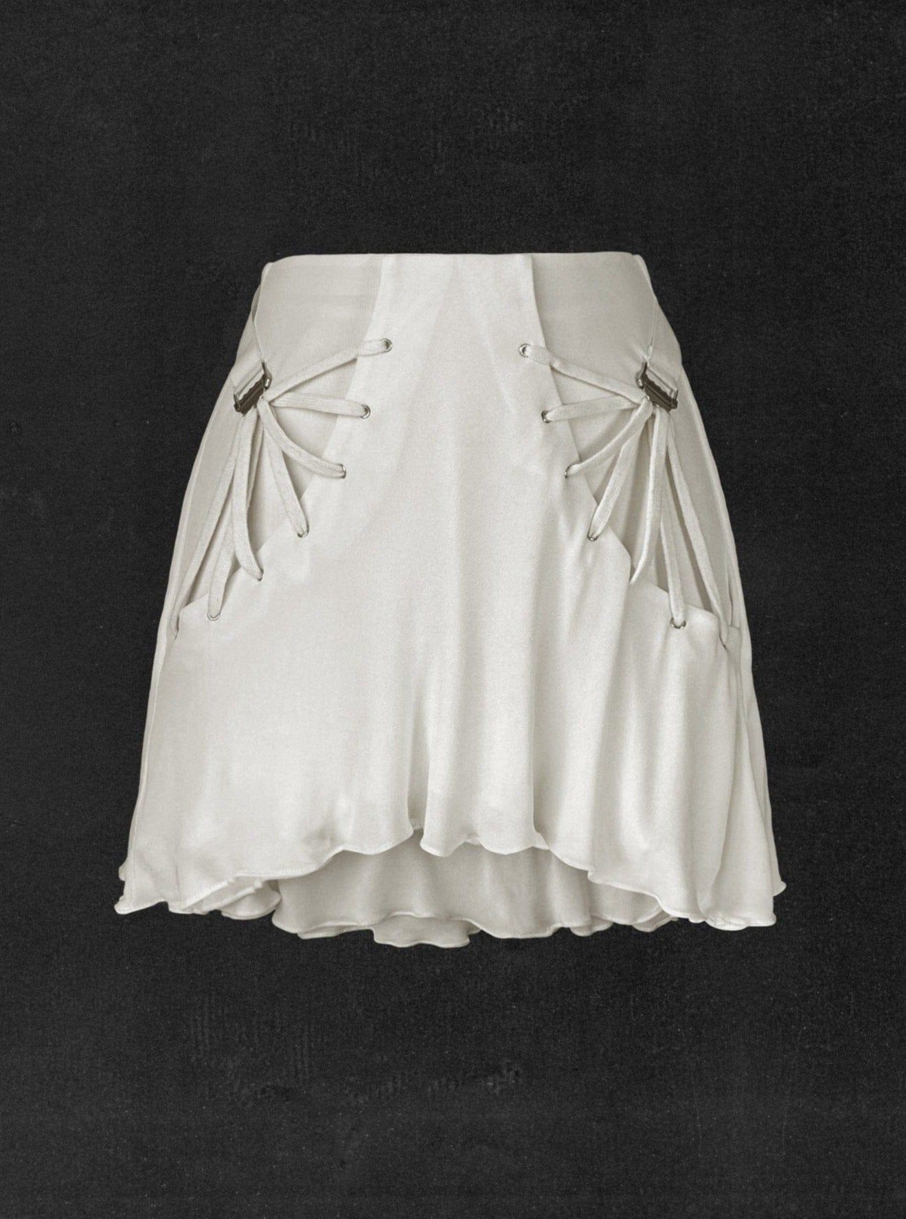 FAN LACED SKIRT-Marina Eerrie-APOC STORE
