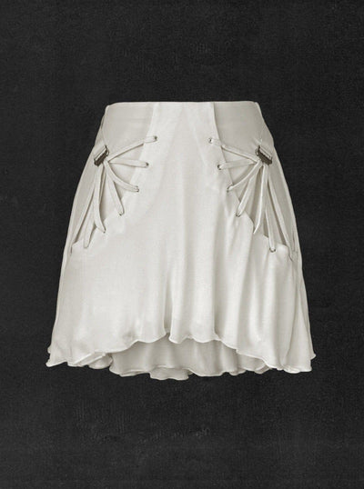 FAN LACED SKIRT-Marina Eerrie-APOC STORE