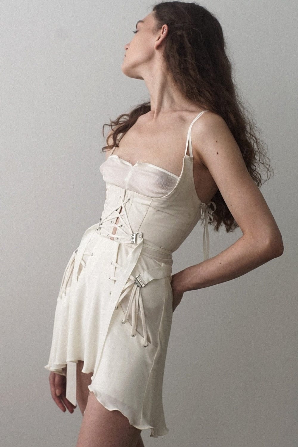 FAN LACED BUSTIER-Marina Eerrie-APOC STORE